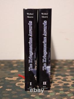 WW2 German The Kriegsmarine Awards 2 Volume Set Hardcover By Weber And Skora