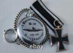 WW2 German U-boat 1. Th Flotille U-58 U-BOOT Kriegsmarine 1939-1945 Pocket watch