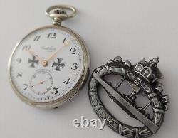 WW2 German U-boat 2. Th Flotille U-868 U-BOOT Kriegsmarine 1943 Pocket watch