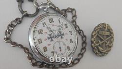 WW2 German U-boat 3. Th Flotille U-BOOT Kriegsmarine 1937-1945 Pocket watch