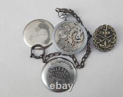 WW2 German U-boat 3. Th Flotille U-BOOT Kriegsmarine 1937-1945 Pocket watch