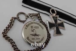 WW2 German U-boat 6. Th Flotille U-623 U-BOOT Kriegsmarine 1941-42 Pocket watch