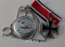 WW2 German U-boat 6. Th Flotille U-742 U-BOOT Kriegsmarine 1941-42 Pocket watch