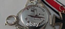 WW2 German U-boat 6. Th Flotille U-742 U-BOOT Kriegsmarine 1941-42 Pocket watch