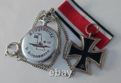 WW2 German U-boat 6. Th Flotille U-742 U-BOOT Kriegsmarine 1941-42 Pocket watch