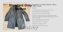 WW2 German U-boat leather jacket Kriegsmarine BROWN Horsehide ISSUED M 38/40