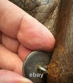 WW2 German U-boat leather jacket Kriegsmarine BROWN Horsehide ISSUED M 38/40