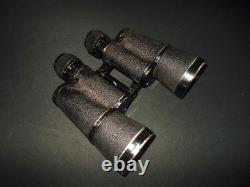 WW2 German Wehrmacht 7x50 FIELD BINOCULARS with EXTENDABLE EYE CUPS VERY NICE