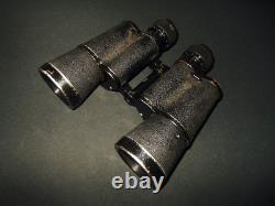 WW2 German Wehrmacht 7x50 FIELD BINOCULARS with EXTENDABLE EYE CUPS VERY NICE