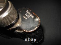 WW2 German Wehrmacht 7x50 FIELD BINOCULARS with EXTENDABLE EYE CUPS VERY NICE