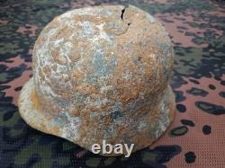WW2 German Wehrmacht Or Kriegsmarine Stahlhelm Helmet Relic From Kurland