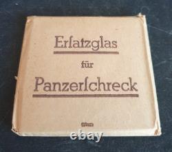WW2 German Wehrmacht Replacement Glass for a Panzerschrek RP54 Found in Normandy