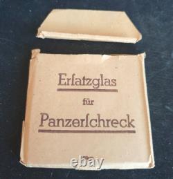 WW2 German Wehrmacht Replacement Glass for a Panzerschrek RP54 Found in Normandy
