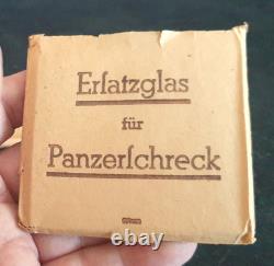 WW2 German Wehrmacht Replacement Glass for a Panzerschrek RP54 Found in Normandy