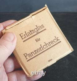 WW2 German Wehrmacht Replacement Glass for a Panzerschrek RP54 Found in Normandy