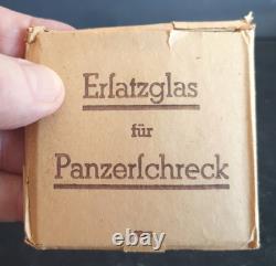WW2 German Wehrmacht Replacement Glass for a Panzerschrek RP54 Found in Normandy