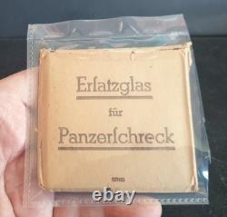 WW2 German Wehrmacht Replacement Glass for a Panzerschrek RP54 Found in Normandy