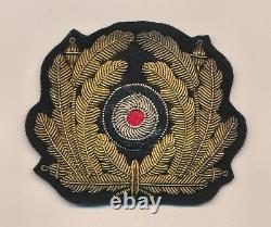 WW2 German kriegsmarine insignia visor cap hat patch wreath cockade badge Navy