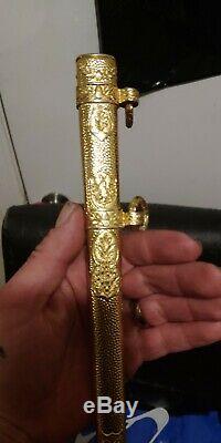 WW2 German navel kriegsmarine deluxe scabbed and ornate dagger. RARE! $! $
