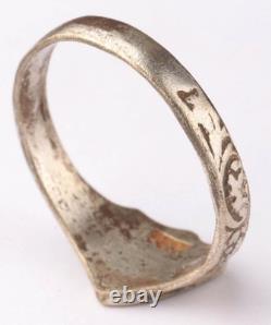 WW2 German ring U544 Man with U-boat naval submarine U-Boot Kriegsmarine Navy WW