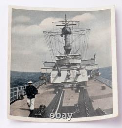 WW2 German ring naval Battleship Miniature Button Ship Kriegsmarine Navy WWII