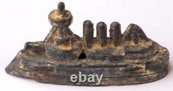 WW2 German ring naval Battleship Miniature Button Ship Kriegsmarine Navy WWII