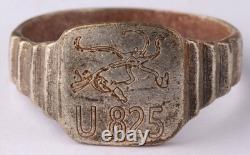 WW2 German ring submarine U825 Octopus sinks ship U-boat WWII U-Boot Kriegsmarin