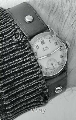 WW2 KM Selza Kriegsmarine German military watch, works 100% authentic, wonderful