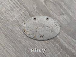 WW2 Kriegsmarine German Wermacht ID DOG TAG (N 8052/40 S)