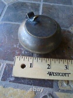 WW2 Navy German Reich Kriegsmarine small Inkwell in brass very heavy -1 lbs. +