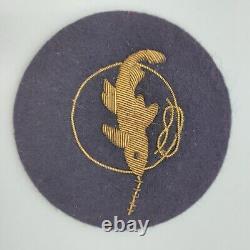 WW2 Original German Kriegsmarine Sawfish badge small battle units embroidered