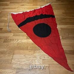 WW2 Original German Navy Signal Flag ROT Kriegsmarine