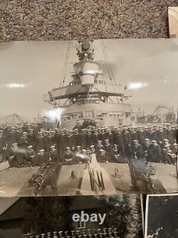 WW2 Original Photos lot of 29 Kriegsmarine German Navy Officer Career Photo Lot