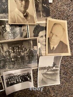 WW2 Original Photos lot of 29 Kriegsmarine German Navy Officer Career Photo Lot