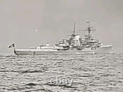 WW2 Photo 6 German Navy Battleships Heavy Cruisers At Sea Convoy Kriegsmarine