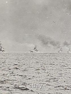 WW2 Photo 6 German Navy Battleships Heavy Cruisers At Sea Convoy Kriegsmarine