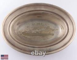 WW2 Plate U-262 Kriegsmarine U-BOAT Tray Submarine Flotilla GERMAN Navy MARINE 5