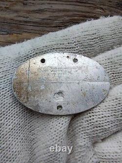 WW2 RARE Kriegsmarine German Wermacht ID DOG TAG (Kriegsmarine 100512 / 44)