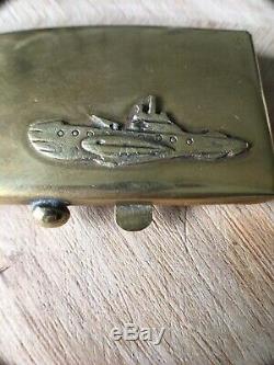 WW2 Solid Brass German Navy Cigarette Case Kriegsmarine