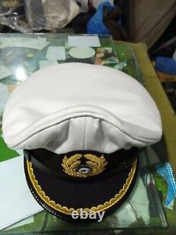 WW2 WWII German Navy U-Boat Senior Officer Kriegsmarine Visor Cap Hat Repro