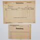 WW2 WWII Original German Kriegsmarine Navy Yard Gotenhafen port ship paperwork