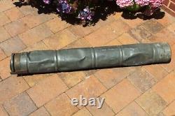 WW2 original German Kriegsmarine 10.5cm transportation case, tube 1942 dated