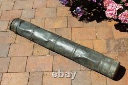 WW2 original German Kriegsmarine 10.5cm transportation case, tube 1942 dated