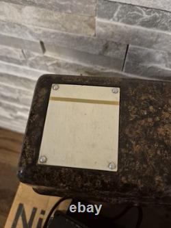 WW2 rare German Field Telephone F33 Kriegsmarine used, Yellow tab on top, 1944