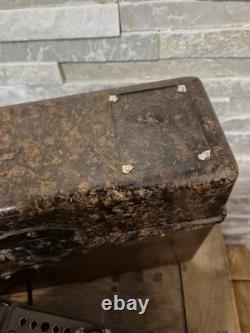 WW2 rare German Field Telephone F33 Kriegsmarine used, Yellow tab on top, 1944