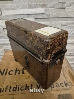 WW2 rare German Field Telephone F33 Kriegsmarine used, Yellow tab on top, 1944
