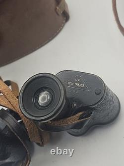 WWII 1942 Trophy Binoculars C. P. Goerz 6x with Case Kriegsmarine U-Boat 206