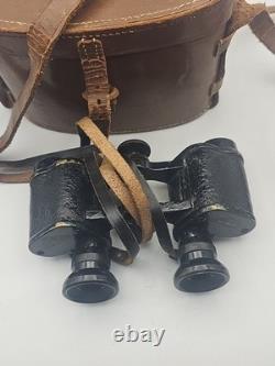 WWII 1942 Trophy Binoculars C. P. Goerz 6x with Case Kriegsmarine U-Boat 206