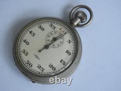 WWII GERMAN KRIEGSMARINE BATTLESHIP U-BOAT Timer STOPWATCH LEMANIA #3348