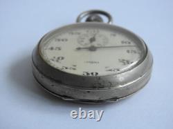WWII GERMAN KRIEGSMARINE BATTLESHIP U-BOAT Timer STOPWATCH LEMANIA #3348